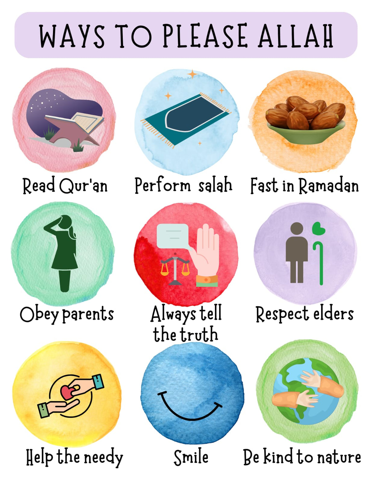 Ways to Please Allah